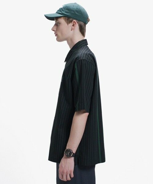 LACOSTE / ラコステ シャツ・ブラウス | パネルストライプ オープンシャツ | 詳細29