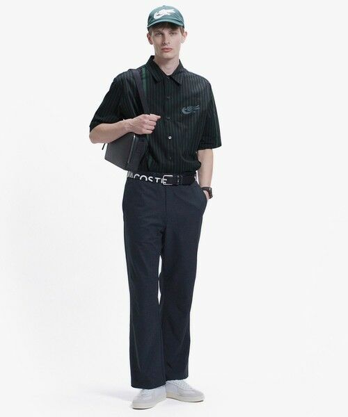 LACOSTE / ラコステ シャツ・ブラウス | パネルストライプ オープンシャツ | 詳細30