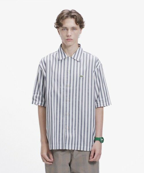 LACOSTE / ラコステ シャツ・ブラウス | ルーズフィット ストライプシャツ | 詳細2