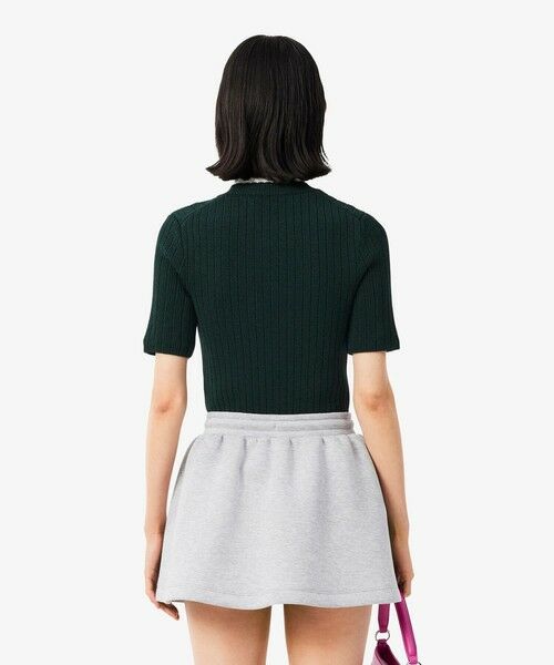 LACOSTE / ラコステ ニット・セーター | ハイゲージリブニット半袖セーター | 詳細4