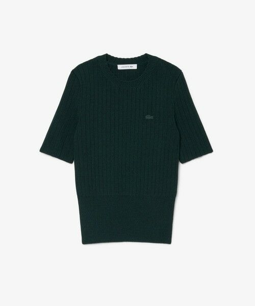 LACOSTE / ラコステ ニット・セーター | ハイゲージリブニット半袖セーター | 詳細5
