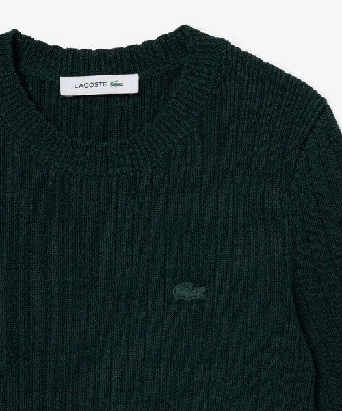 LACOSTE / ラコステ ニット・セーター | ハイゲージリブニット半袖セーター | 詳細6