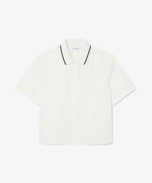 LACOSTE / ラコステ シャツ・ブラウス | ラインカラーワイドシャツ | 詳細4