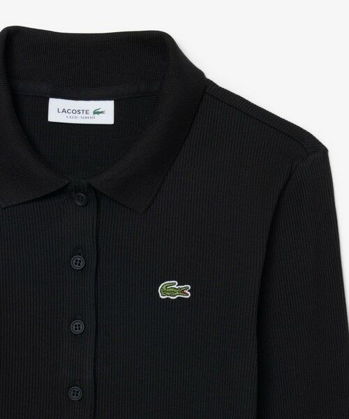 LACOSTE / ラコステ ポロシャツ | スリムフィット ロングスリーブリブニットポロシャツ | 詳細4