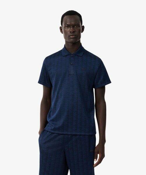 LACOSTE / ラコステ ポロシャツ | モノグラムジャカードポロシャツ | 詳細1