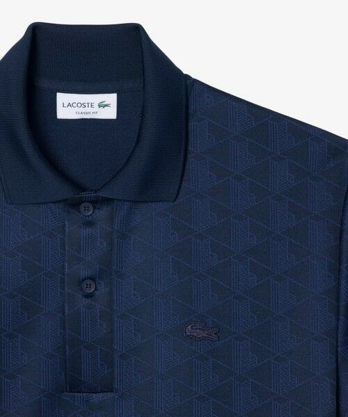 LACOSTE / ラコステ ポロシャツ | モノグラムジャカードポロシャツ | 詳細5