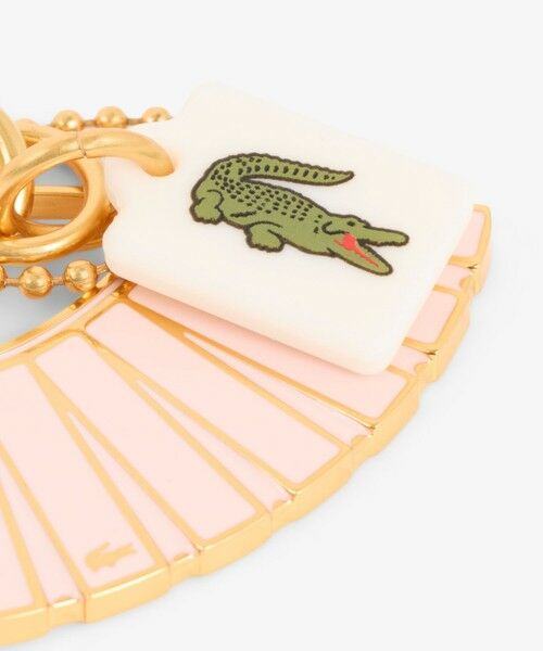 LACOSTE / ラコステ キーホルダー・ストラップ | Lチャームズ バッグチャームキーリング（ライトピンク）