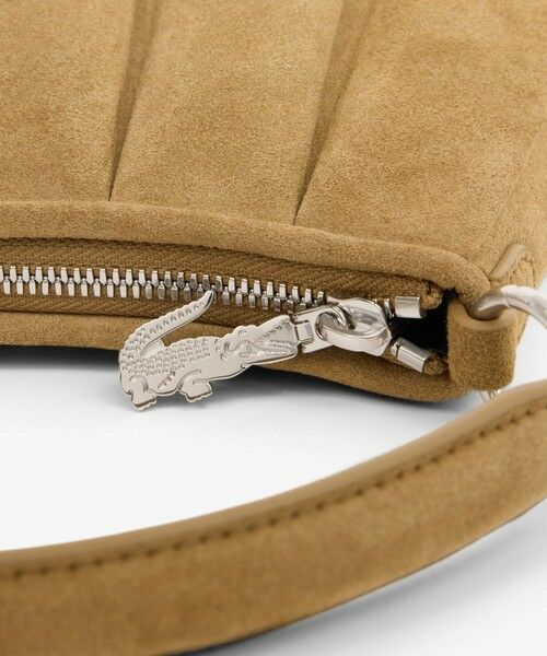 LACOSTE / ラコステ ハンドバッグ | ラングレンシーズナル スモールスエードプリーツバッグ | 詳細5