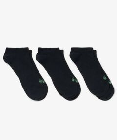 LACOSTE / ラコステ ソックス | ワニロゴジャカード 3足ショートソックスセット