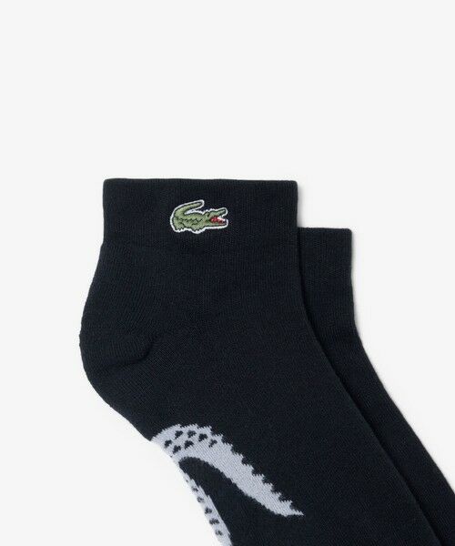 LACOSTE / ラコステ ソックス | ワニロゴショートソックス 25-27cm（ブラック）