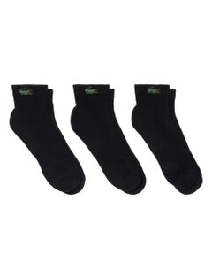 LACOSTE / ラコステ ソックス | ワニロゴジャカード アンクルソックス3足セット 底パイル仕立て