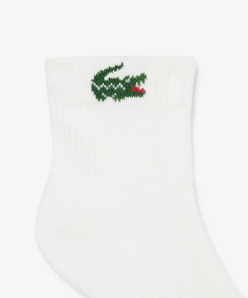 LACOSTE / ラコステ ソックス | ワニロゴジャカード アンクルソックス3足セット 底パイル仕立て | 詳細2