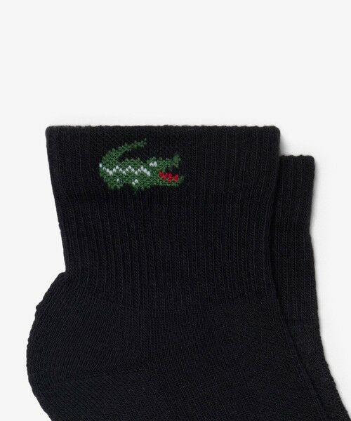 LACOSTE / ラコステ ソックス | ワニロゴジャカード アンクルソックス3足セット 底パイル仕立て | 詳細7