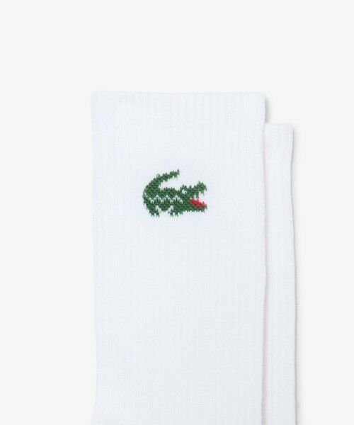 LACOSTE / ラコステ ソックス | ワニロゴジャカード スポーツソックス3足セット 底パイル仕立て | 詳細1