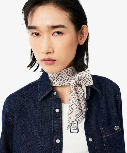 LACOSTE / ラコステ バンダナ・スカーフ | サテンナロースカーフ | 詳細16