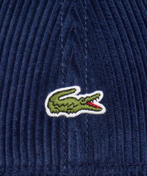 LACOSTE / ラコステ キャップ | ワニロゴパッチコーデュロイキャップ | 詳細1