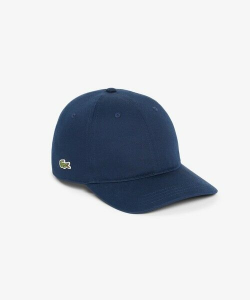 LACOSTE / ラコステ キャップ | フロントブランクコットンツイルキャップ（ネイビー）