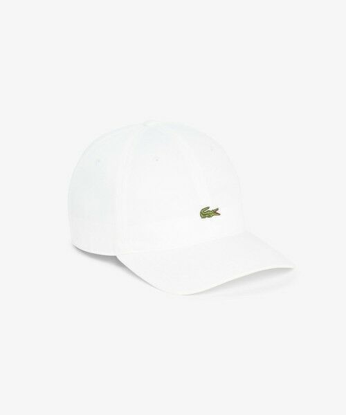 LACOSTE / ラコステ キャップ | フロントワニロゴツイルキャップ（ホワイト）