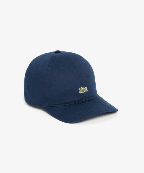 LACOSTE / ラコステ キャップ | フロントワニロゴツイルキャップ（ネイビー）