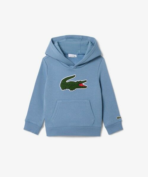 LACOSTE / ラコステ パーカー | 【EC限定】アーカイブビッグワニロゴスウェットフーディ（ライトブルー）