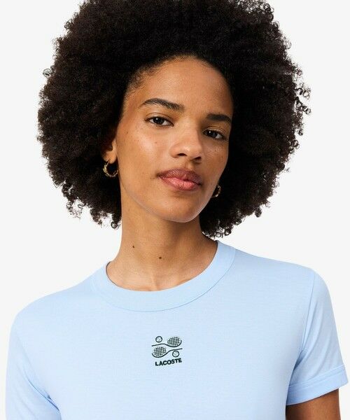 LACOSTE / ラコステ Tシャツ | テニスステッチTシャツ（ライトブルー）