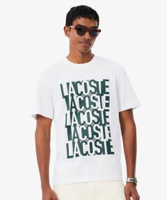 LACOSTE / ラコステ Tシャツ | リピートロゴプリントコットンTシャツ