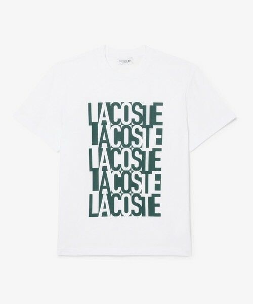 LACOSTE / ラコステ Tシャツ | リピートロゴプリントコットンTシャツ | 詳細4