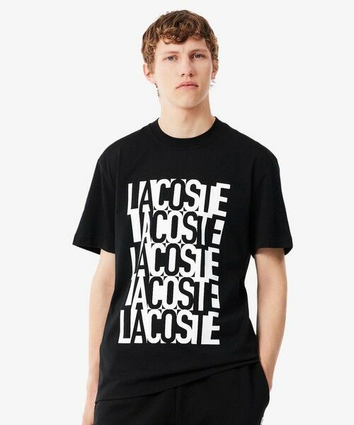 LACOSTE / ラコステ Tシャツ | リピートロゴプリントコットンTシャツ | 詳細8