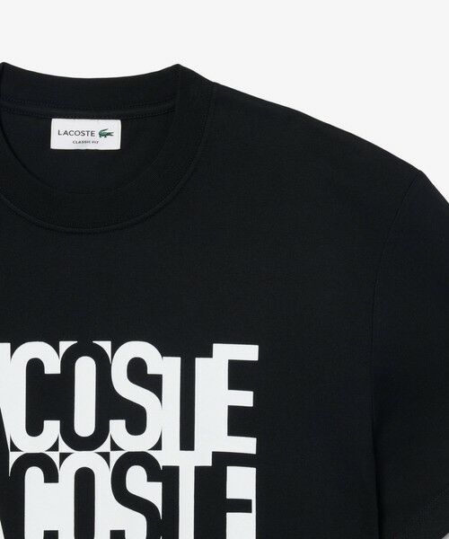 LACOSTE / ラコステ Tシャツ | リピートロゴプリントコットンTシャツ | 詳細12