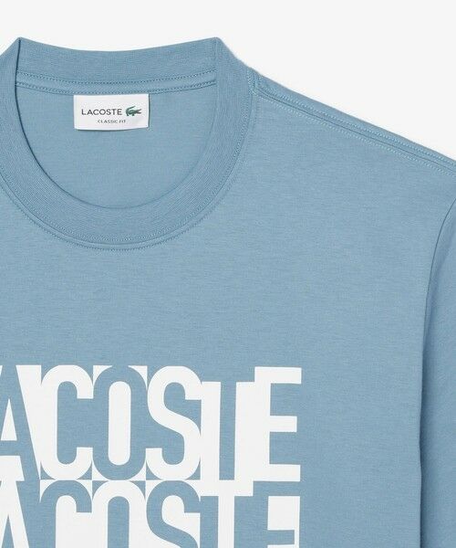 LACOSTE / ラコステ Tシャツ | リピートロゴプリントコットンTシャツ | 詳細16