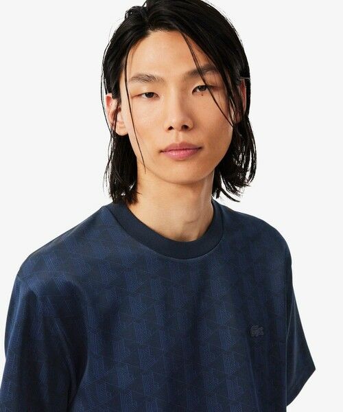 LACOSTE / ラコステ Tシャツ | モノグラムジャカードTシャツ | 詳細3