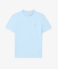 LACOSTE / ラコステ Tシャツ | ジャカードブランドネームネック鹿の子Tシャツ