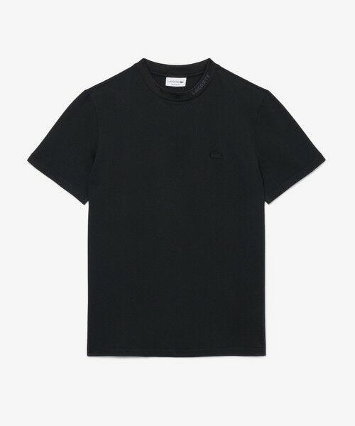 LACOSTE / ラコステ Tシャツ | ジャカードブランドネームネック鹿の子Tシャツ | 詳細10
