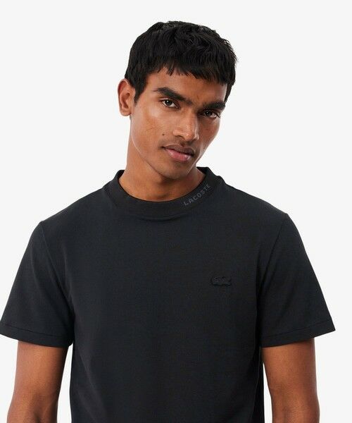 LACOSTE / ラコステ Tシャツ | ジャカードブランドネームネック鹿の子Tシャツ | 詳細8
