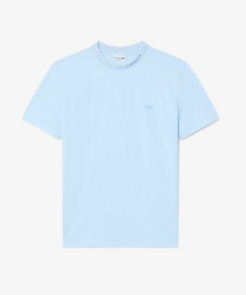 LACOSTE / ラコステ Tシャツ | ジャカードブランドネームネック鹿の子Tシャツ | 詳細14