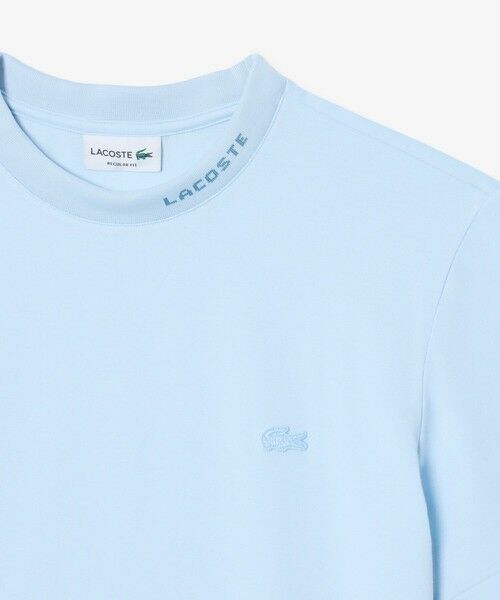 LACOSTE / ラコステ Tシャツ | ジャカードブランドネームネック鹿の子Tシャツ | 詳細15