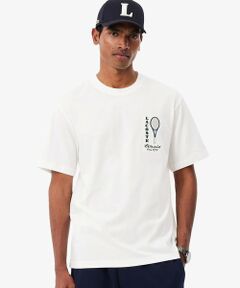 LACOSTE / ラコステ Tシャツ | テニスグラフィックステッチ&プリントTシャツ