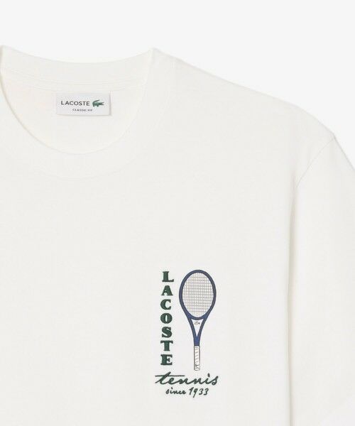 LACOSTE / ラコステ Tシャツ | テニスグラフィックステッチ&プリントTシャツ | 詳細6