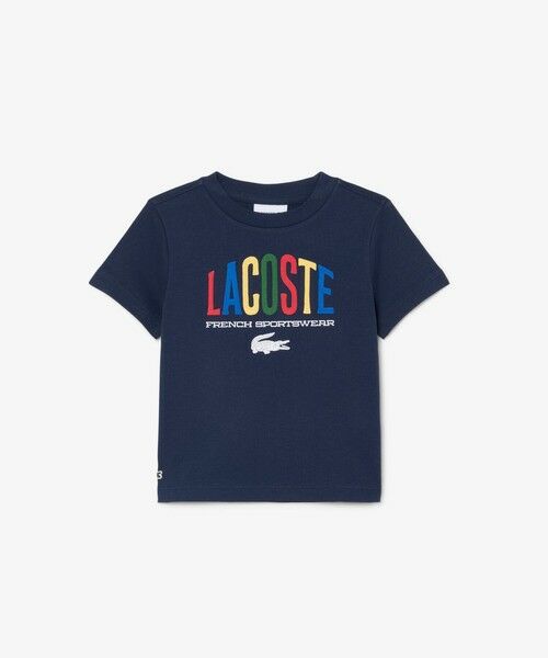 LACOSTE / ラコステ Tシャツ | 【EC限定】BOYSマルチカラーブランドネームロゴTシャツ | 詳細5
