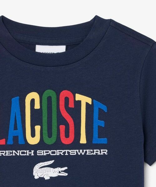 LACOSTE / ラコステ Tシャツ | 【EC限定】BOYSマルチカラーブランドネームロゴTシャツ | 詳細7
