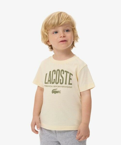 LACOSTE / ラコステ Tシャツ | 【EC限定】BOYSマルチカラーブランドネームロゴTシャツ | 詳細10