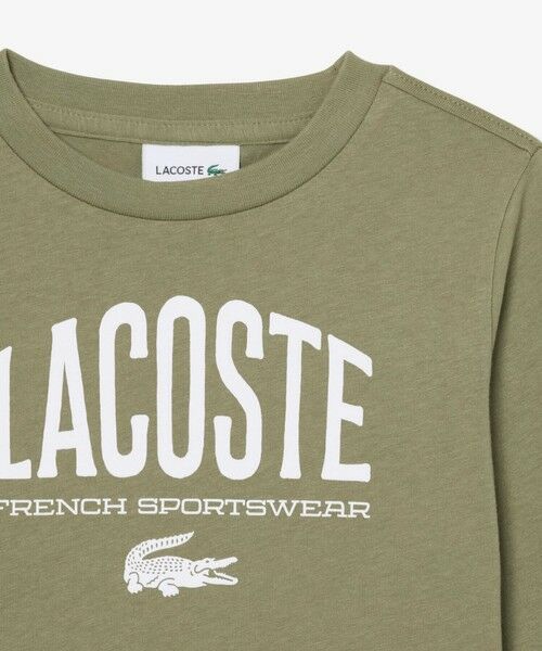 LACOSTE / ラコステ Tシャツ | 【EC限定】BOYSマルチカラーブランドネームロゴ長袖Tシャツ | 詳細11