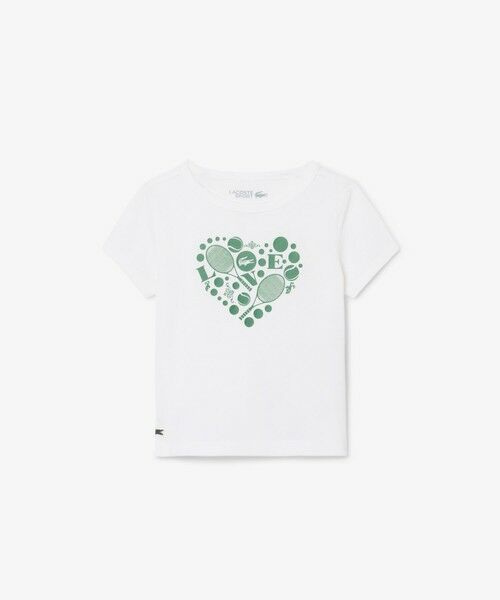 LACOSTE / ラコステ Tシャツ | 【EC限定】ウルトラドライ BOYS LOVEテニスグラフィックTシャツ（ホワイト）