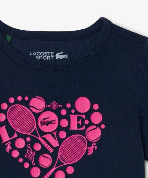 LACOSTE / ラコステ Tシャツ | 【EC限定】ウルトラドライ BOYS LOVEテニスグラフィックTシャツ | 詳細9