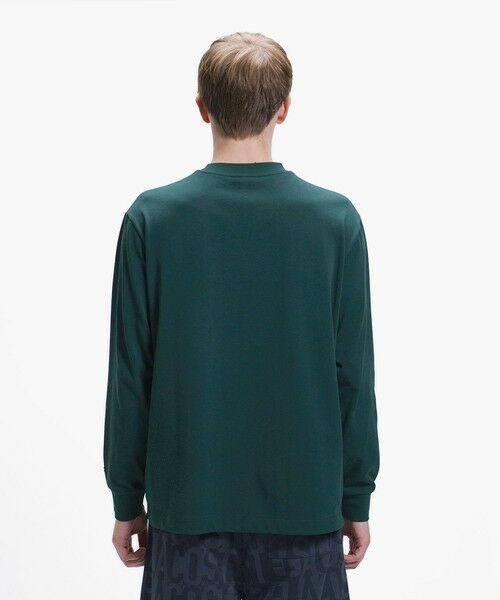 LACOSTE / ラコステ Tシャツ | ネーム&ワニロゴグラフィック長袖Tシャツ | 詳細3