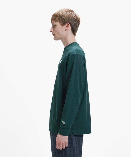 LACOSTE / ラコステ Tシャツ | ネーム&ワニロゴグラフィック長袖Tシャツ | 詳細6
