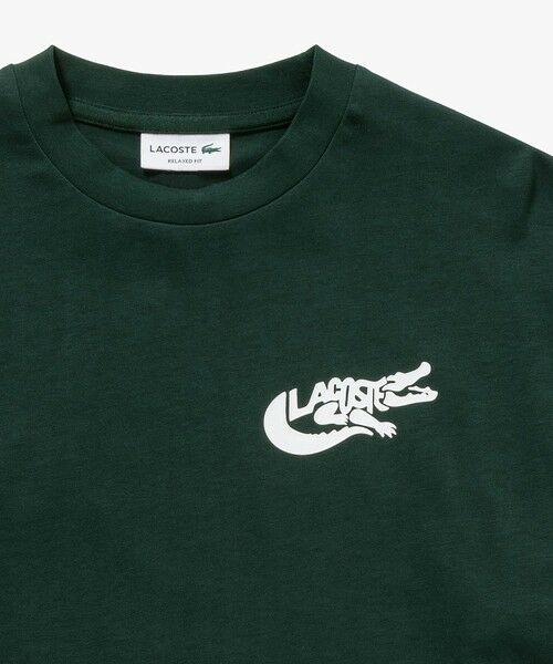 LACOSTE / ラコステ Tシャツ | ネーム&ワニロゴグラフィック長袖Tシャツ | 詳細9