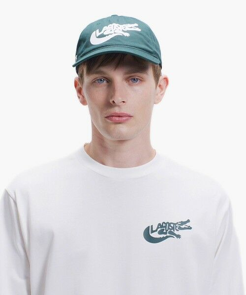 LACOSTE / ラコステ Tシャツ | ネーム&ワニロゴグラフィック長袖Tシャツ | 詳細15