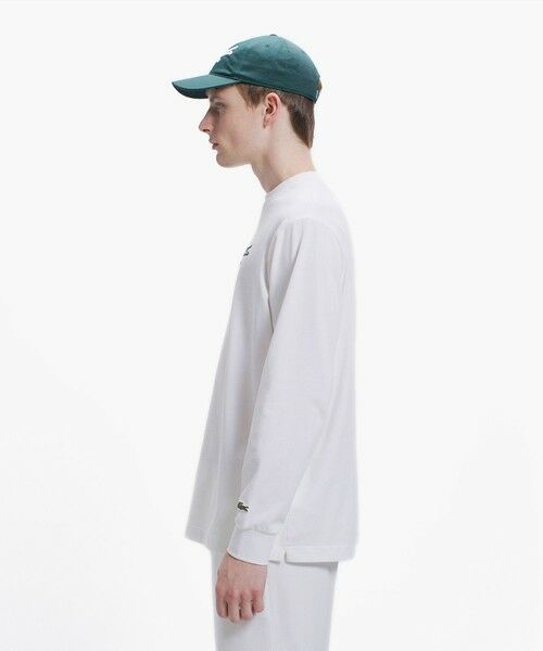 LACOSTE / ラコステ Tシャツ | ネーム&ワニロゴグラフィック長袖Tシャツ | 詳細17