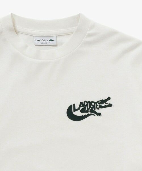 LACOSTE / ラコステ Tシャツ | ネーム&ワニロゴグラフィック長袖Tシャツ | 詳細20